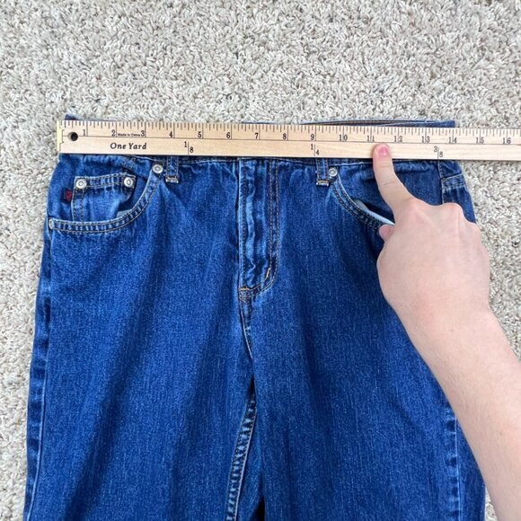 Z. Cavaricci Blue Jeans Womens Size 9 Bell Bottom Boot Cut Cotton Denim - Picture 9 of 10